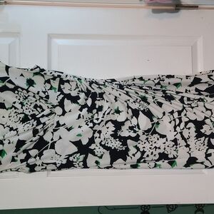 Floral Black and White Bedding Set